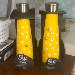 S'well Yellow Egg Pattern Bottles